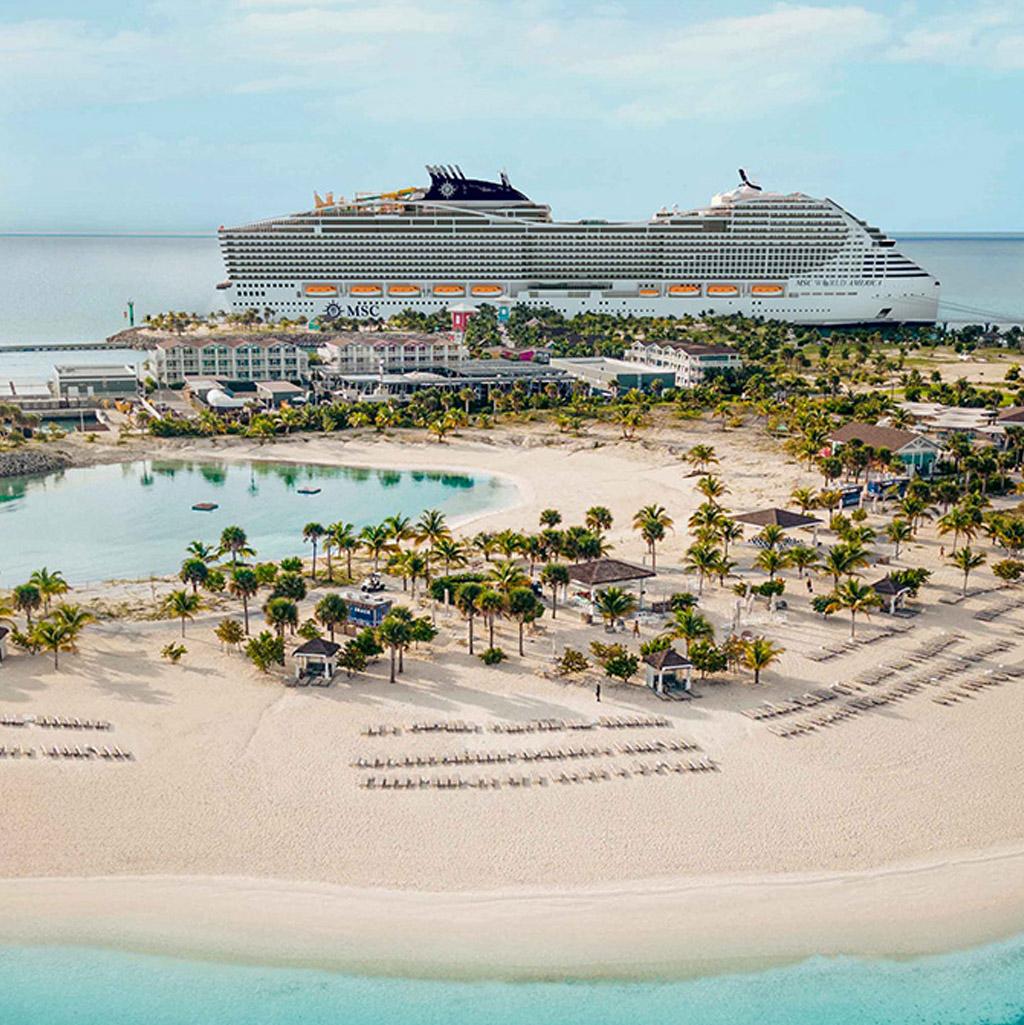MSC World America at Ocean Cay MSC Marine Reserve