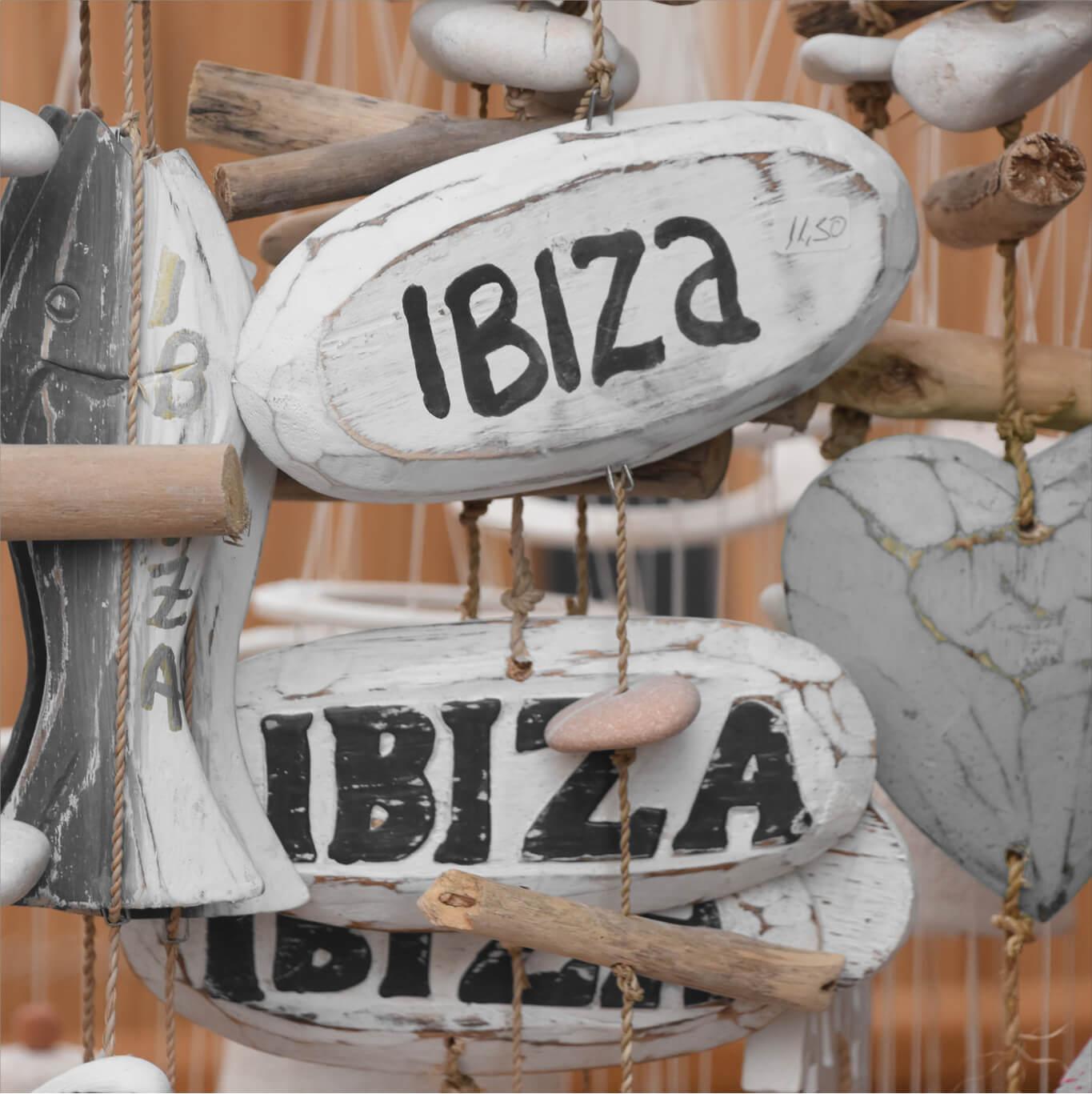 Ibiza souvenir signs