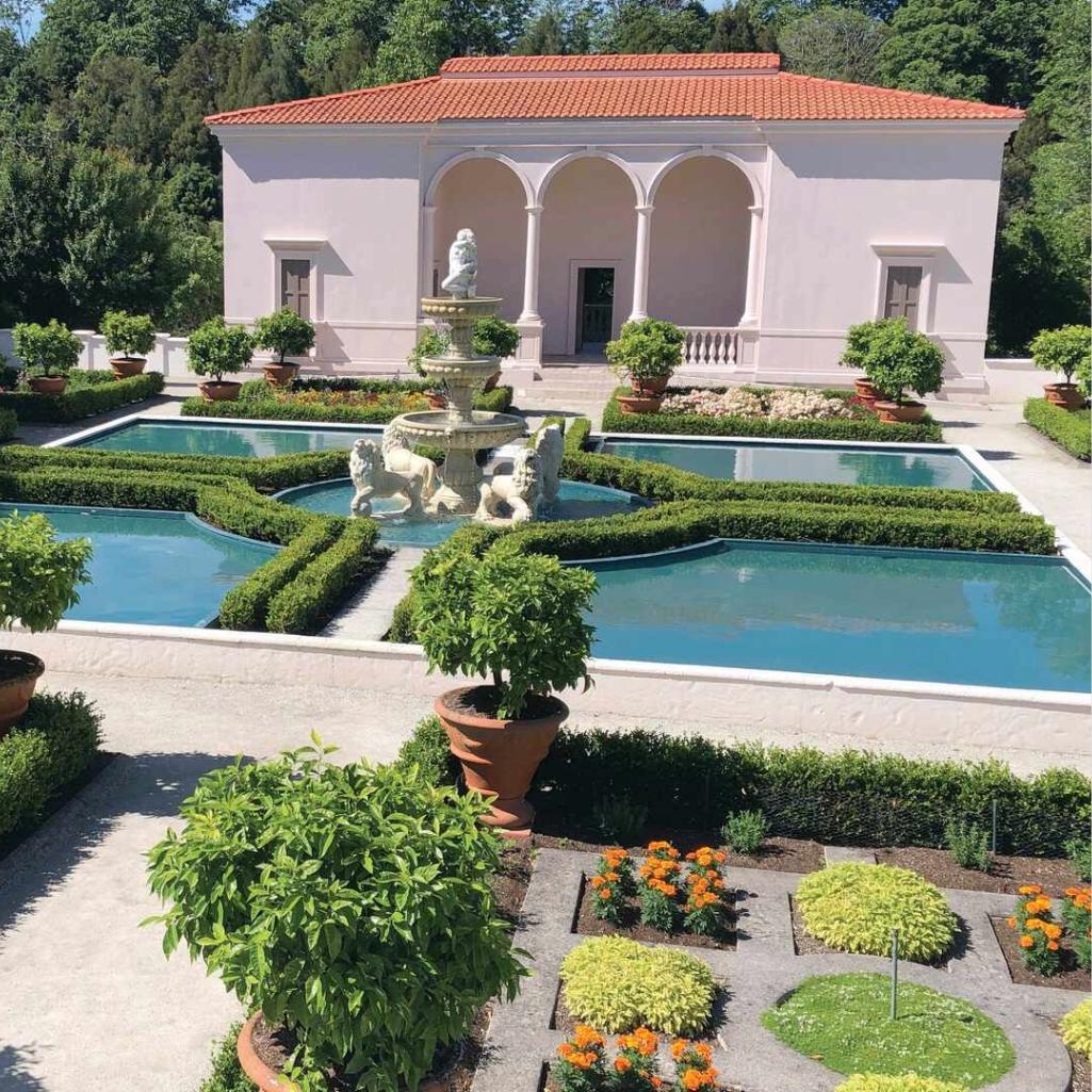 Historic villa and formal garden featured on a Botanica small group journey.